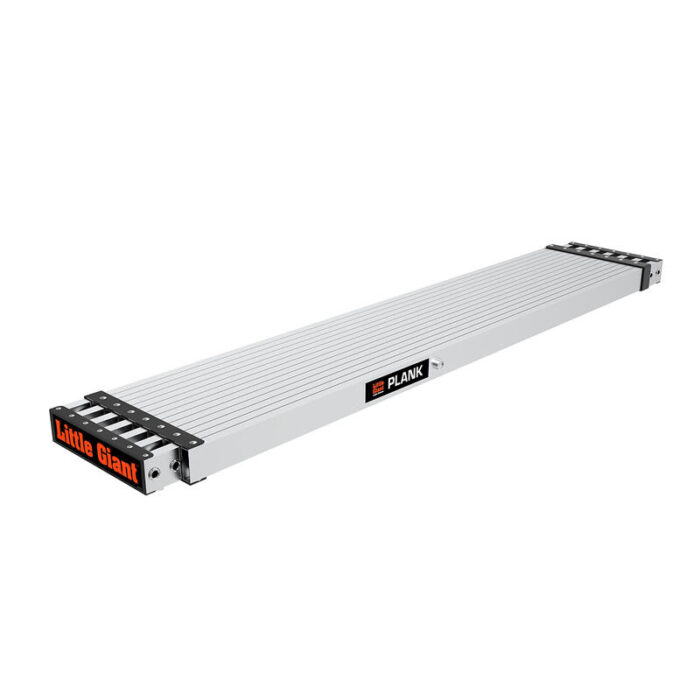 ADJUSTABLE PLANK, 6-9-Foot Model, 500 lb two person Rated, Aluminum Ladder Accessory