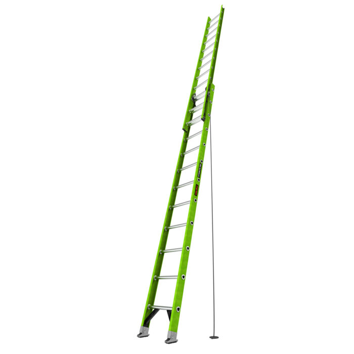 HYPERLITE PRO, 24' - ANSI Type IA - 300 lb Rated, Fiberglass Extension Ladder with Direct Swage Rungs - Image 2