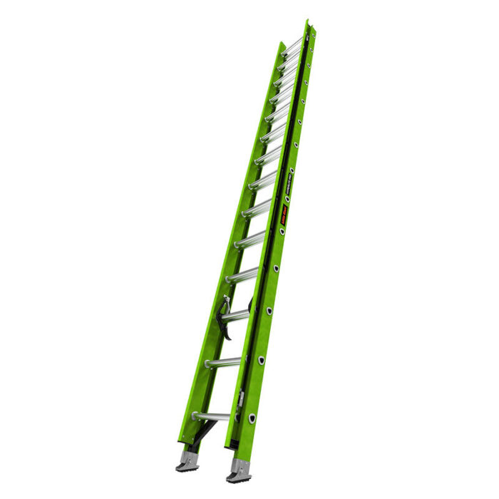 HYPERLITE PRO, 28' - ANSI Type IA - 300 lb Rated, Fiberglass Extension Ladder with Direct Swage Rungs