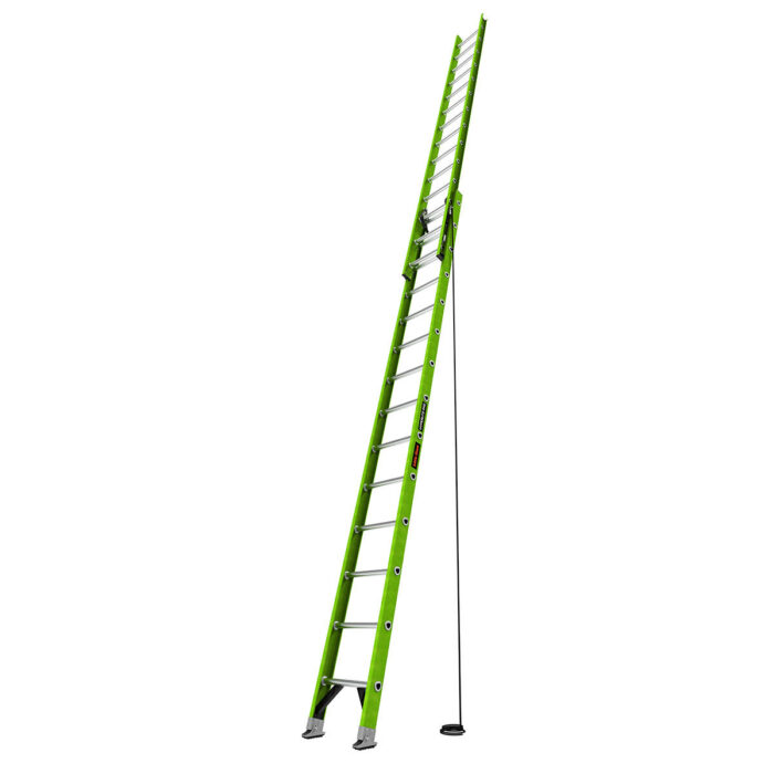 HYPERLITE PRO, 28' - ANSI Type IA - 300 lb Rated, Fiberglass Extension Ladder with Direct Swage Rungs - Image 2