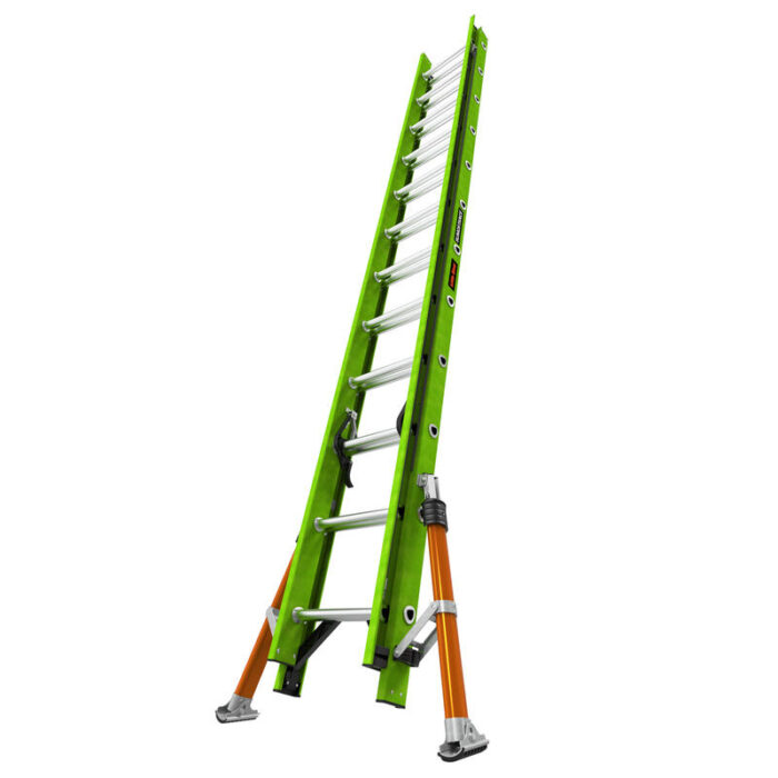 SUMOSTANCE PRO with HYPERLITE Technology 24' - ANSI Type IA - 300 lb Rated, Fiberglass Extension Ladder with Direct Swage Rungs